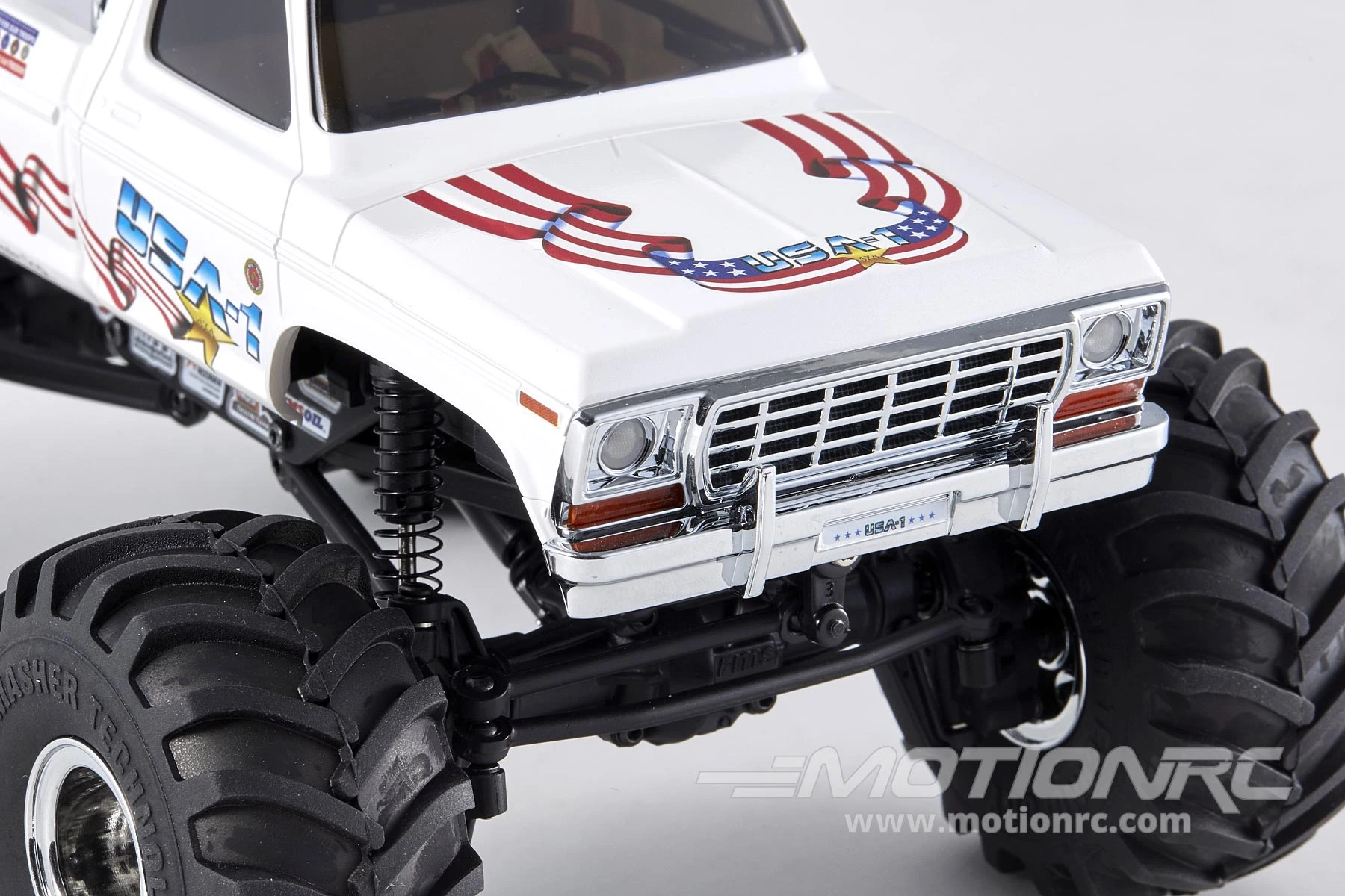 FMS FCX24 Smasher V2 White 1/24 Scale 4WD Monster Truck - RTR 6 FMS FCX24 Smasher V2 White 1/24 Scale 4WD Monster Truck - RTR - Image 4