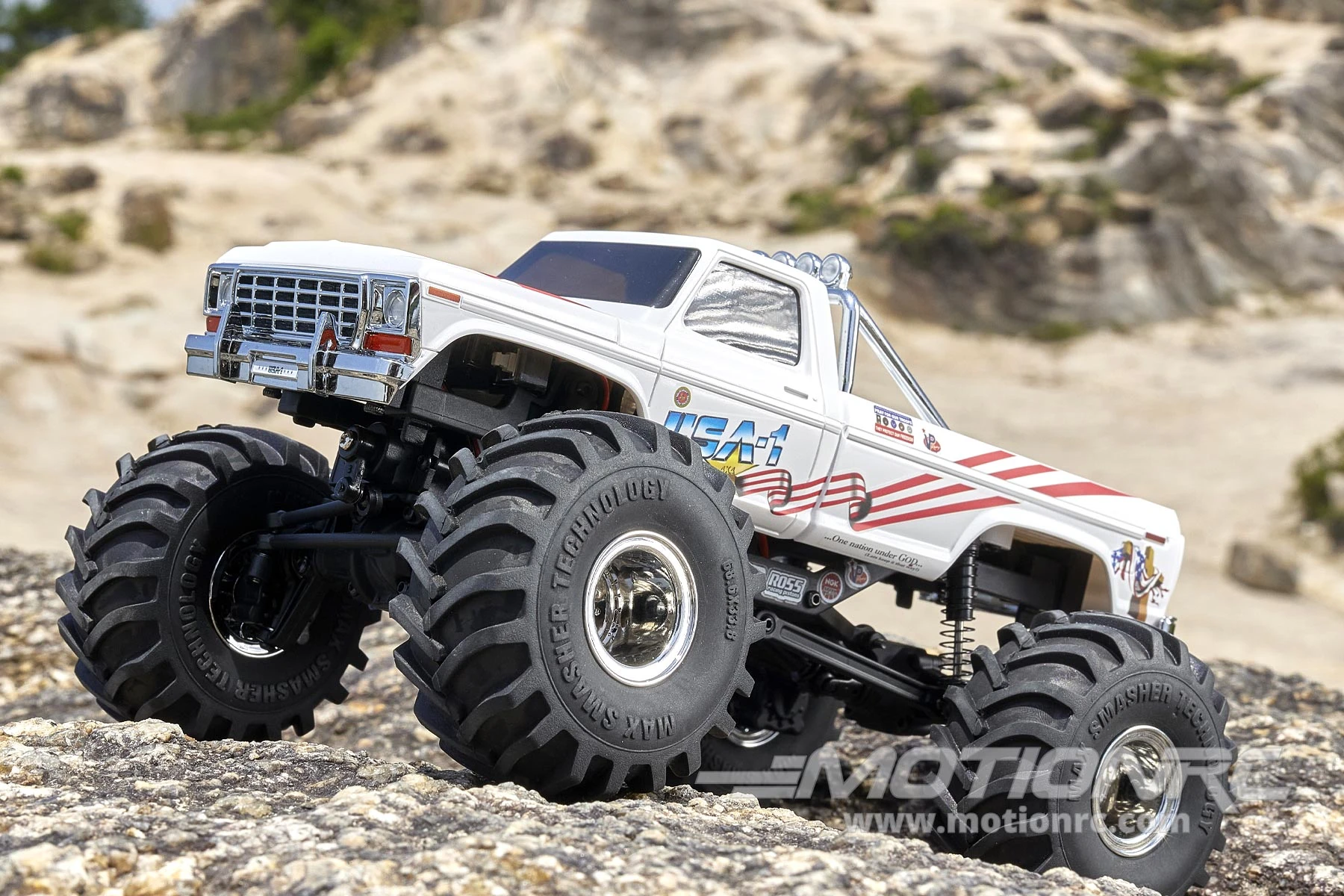 FMS FCX24 Smasher V2 White 1/24 Scale 4WD Monster Truck - RTR 7 FMS FCX24 Smasher V2 White 1/24 Scale 4WD Monster Truck - RTR - Image 5