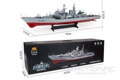 Bancroft 1/275 Scale Chinese Destroyer 780mm (30.7") - RTR -Freewing Shop bancroft 1 275 scale chinese destroyer 780mm 30 7 rtr motion rc 30954179723449