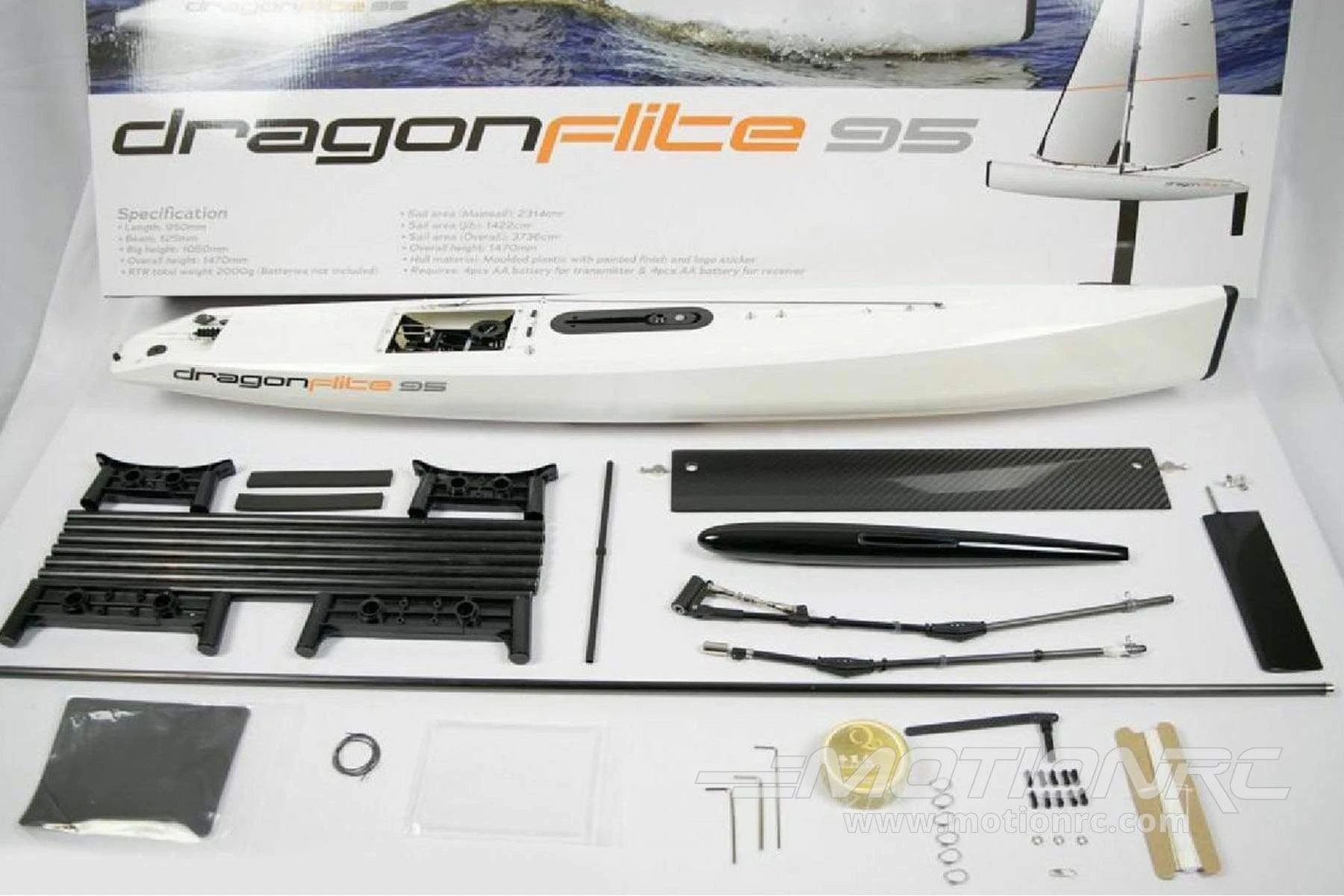 Bancroft Joysway DragonFlite 95 V2 950mm (37.4") Racing Sailboat - PNP 9 Bancroft Joysway DragonFlite 95 V2 950mm (37.4") Racing Sailboat - PNP - Image 7