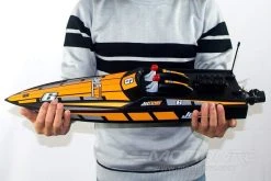 Bancroft Jetpower Orange 645mm (25") Sprintboat - RTR 18 Bancroft Jetpower Orange 645mm (25") Sprintboat - RTR -Freewing Shop bancroft jetpower racing boat rtr motion rc 14118248808561