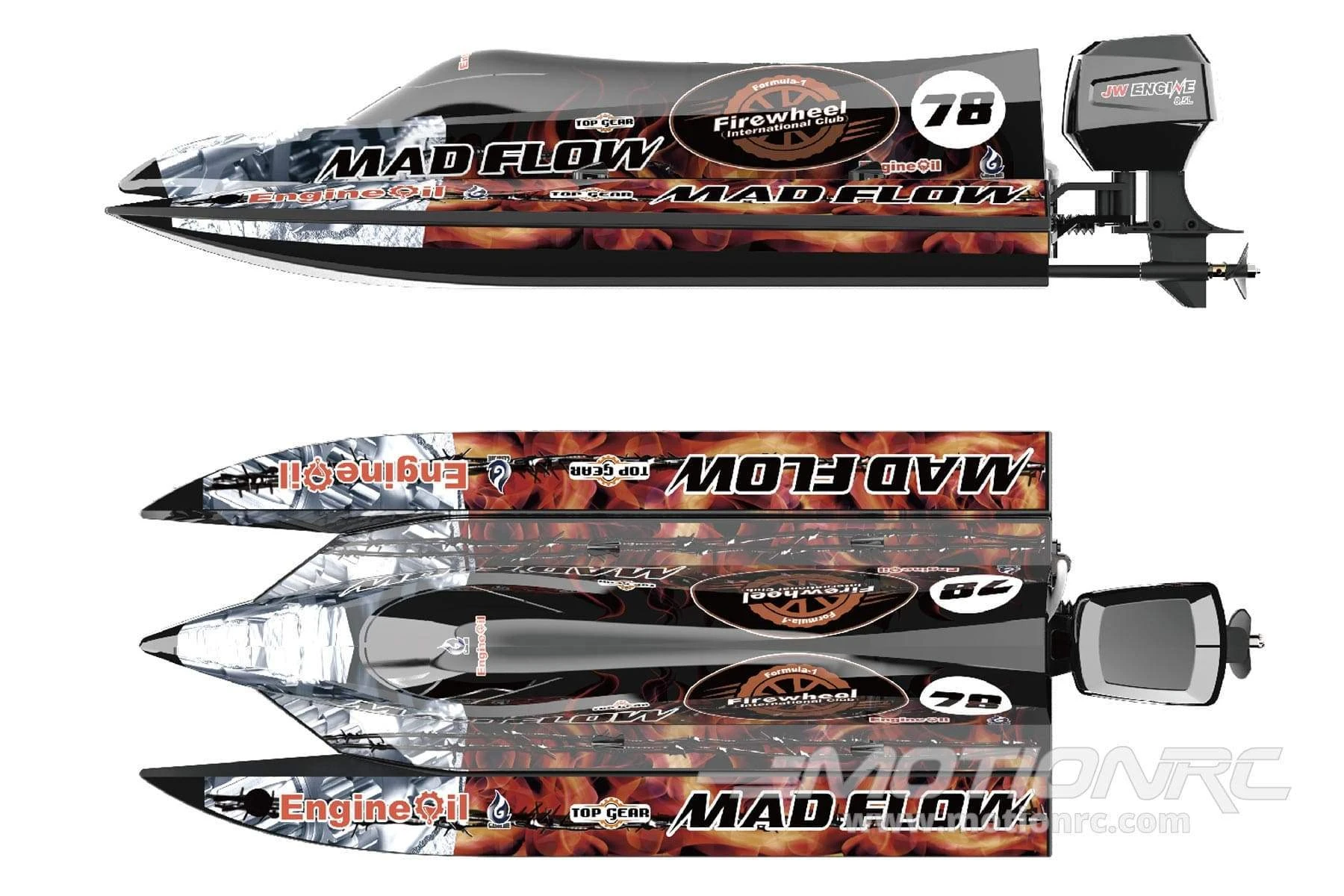Bancroft Mad Flow V3 Brushless 589mm (23.2") F1 Tunnel Hull - RTR 8 Bancroft Mad Flow V3 Brushless 589mm (23.2") F1 Tunnel Hull - RTR - Image 6
