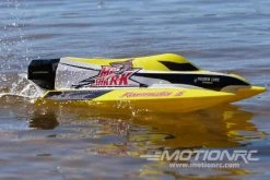 Bancroft Mad Shark V2 Brushed 368mm (14.5") F1 Tunnel Hull - RTR -Freewing Shop bancroft mad shark v2 brushed 368mm 14 5 f1 tunnel hull rtr motion rc 31028567474361
