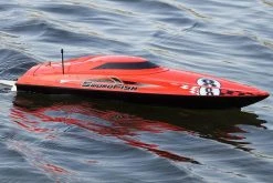 Bancroft Swordfish Deep V Red 675mm (26.5") Racing Boat - RTR