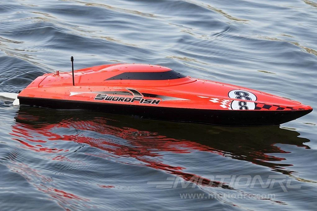 Bancroft Swordfish Deep V Red 675mm (26.5") Racing Boat - RTR 4 Bancroft Swordfish Deep V Red 675mm (26.5") Racing Boat - RTR - Image 2