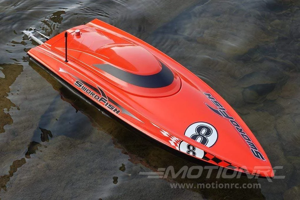 Bancroft Swordfish Deep V Red 675mm (26.5") Racing Boat - RTR 8 Bancroft Swordfish Deep V Red 675mm (26.5") Racing Boat - RTR - Image 6