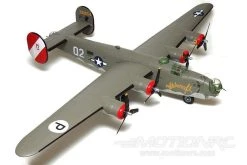 FlightLine B-24 Liberator Olive Drab 2000mm (78") Wingspan - PNP -Freewing Shop flightline b 24 liberator olive drab 2000mm 78 wingspan pnp motion rc 7192825790577