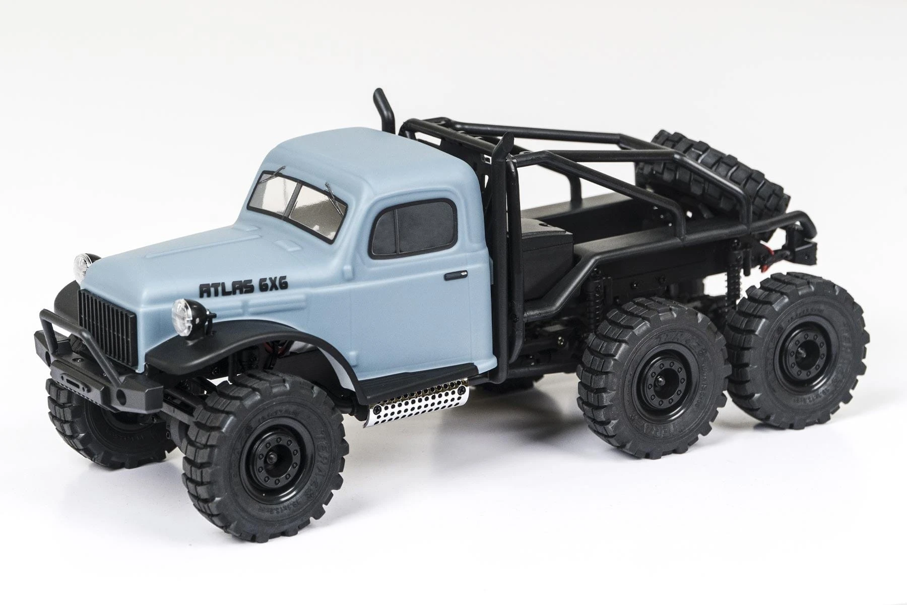 FMS Atlas 1/18 Scale Blue 6x6 Crawler - RTR 3 FMS Atlas 1/18 Scale Blue 6x6 Crawler - RTR
