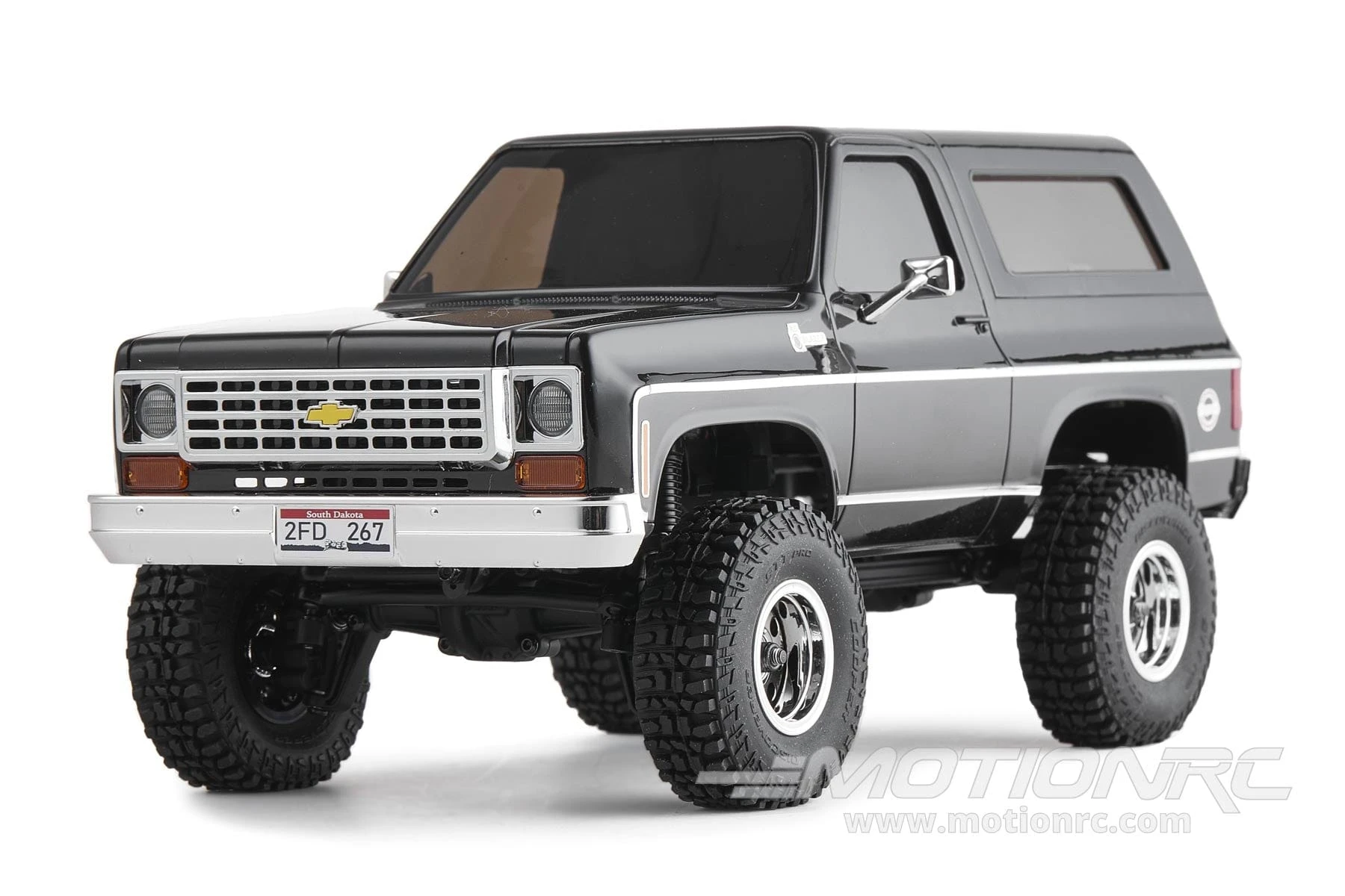 FMS FCX24 Chevy K5 Blazer Black 1/24 Scale 4WD Crawler - RTR 4 FMS FCX24 Chevy K5 Blazer Black 1/24 Scale 4WD Crawler - RTR - Image 2