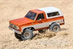 FMS FCX24 Chevy K5 Blazer Orange 1/24 Scale 4WD Crawler - RTR -Freewing Shop fms fcx24 chevy k5 blazer orange 1 24 scale 4wd crawler rtr motion rc 34592972210361