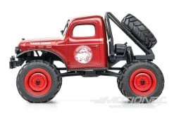 FMS FCX24 Power Wagon Red 1/24 Scale 4WD Crawler - RTR -Freewing Shop fms fcx24 power wagon red 1 24 scale 4wd crawler rtr motion rc 33402894876857