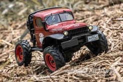 FMS FCX24 Power Wagon Red 1/24 Scale 4WD Crawler - RTR -Freewing Shop fms fcx24 power wagon red 1 24 scale 4wd crawler rtr motion rc 33402894942393