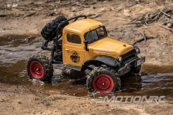 FMS FCX24 Power Wagon Yellow 1/24 Scale 4WD Crawler - RTR -Freewing Shop fms fcx24 power wagon yellow 1 24 scale 4wd crawler rtr motion rc 33402989740217
