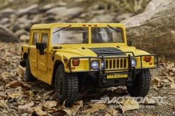FMS Hummer H1 Yellow 1/12 Scale 4WD Truck - RTR -Freewing Shop fms hummer h1 yellow 1 12 scale 4wd truck rtr motion rc 34602618192057