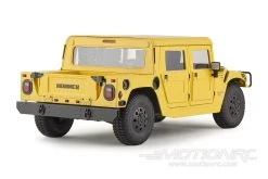 FMS Hummer H1 Yellow 1/12 Scale 4WD Truck - RTR -Freewing Shop fms hummer h1 yellow 1 12 scale 4wd truck rtr motion rc 34602618290361