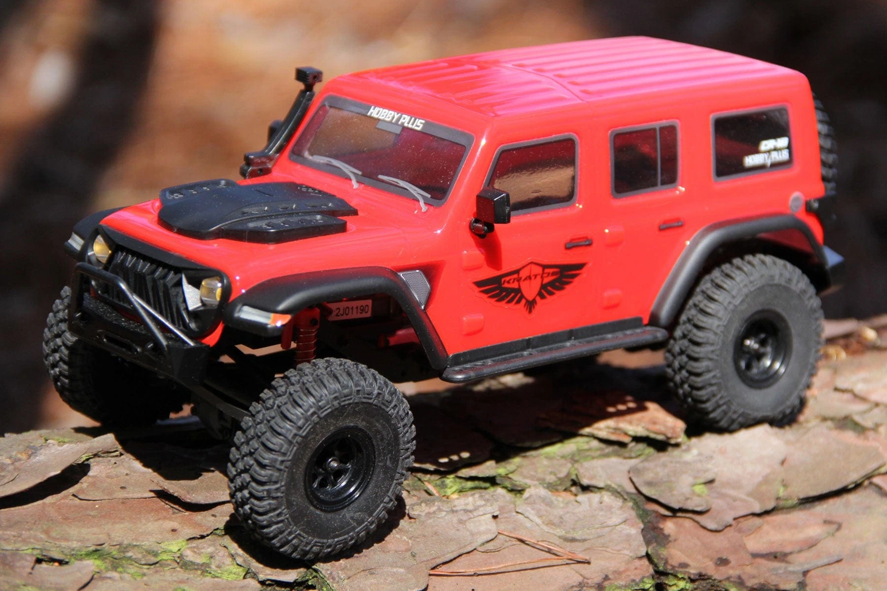 Hobby Plus CR18 Red Kratos 1/18 Scale 4WD Mini Crawler - RTR 3 Hobby Plus CR18 Red Kratos 1/18 Scale 4WD Mini Crawler - RTR
