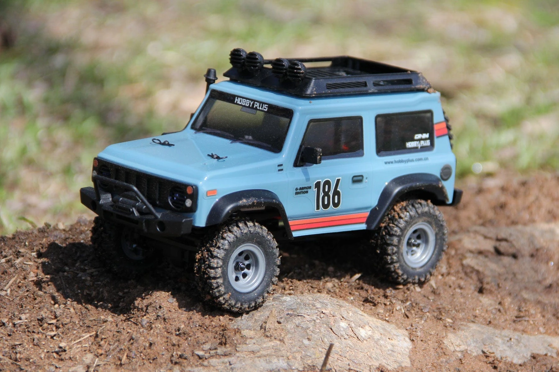 Hobby Plus CR24 Blue G-Armor 1/24 Scale 4WD Micro Crawler - RTR 3 Hobby Plus CR24 Blue G-Armor 1/24 Scale 4WD Micro Crawler - RTR