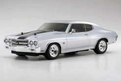 Kyosho Fazer Mk2 1970 Chevelle SS 454 LS6 Cortez Silver 1/10 Scale 4WD Car - RTR