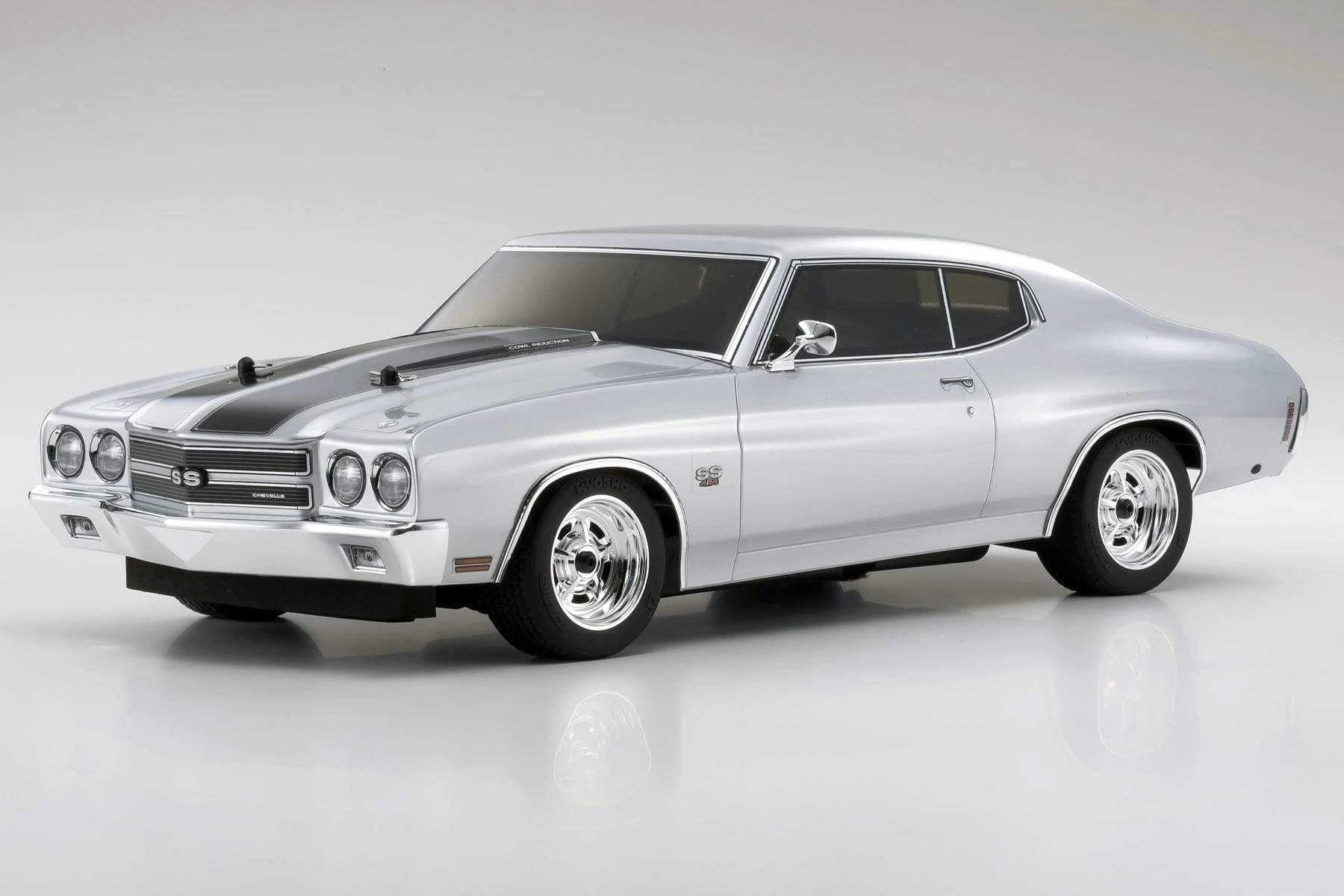 Kyosho Fazer Mk2 1970 Chevelle SS 454 LS6 Cortez Silver 1/10 Scale 4WD Car - RTR 3 Kyosho Fazer Mk2 1970 Chevelle SS 454 LS6 Cortez Silver 1/10 Scale 4WD Car - RTR