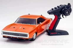Kyosho Fazer Mk2 1970 Dodge Charger Hemi Orange 1/10 Scale 4WD Car - RTR -Freewing Shop kyosho fazer mk2 1970 dodge charger hemi orange 1 10 scale 4wd car rtr motion rc 29758991892665