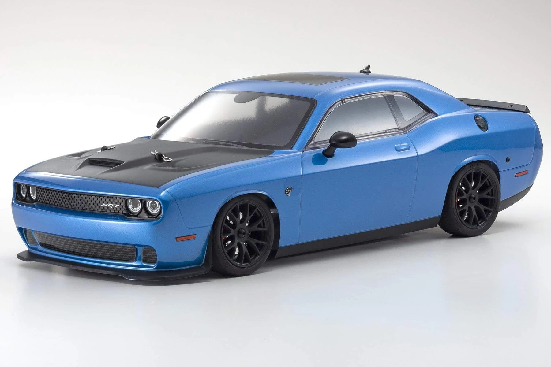 Kyosho Fazer Mk2 Blue Dodge Challenger SRT Hellcat 1/10 Scale 4WD Car - RTR 3 Kyosho Fazer Mk2 Blue Dodge Challenger SRT Hellcat 1/10 Scale 4WD Car - RTR