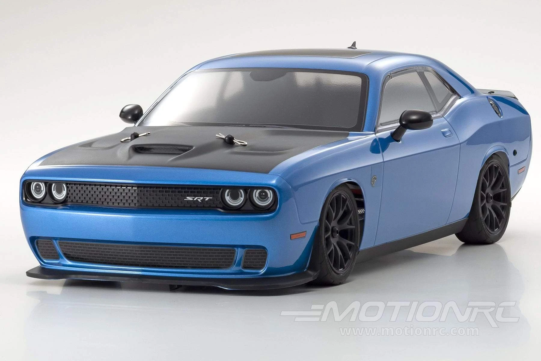Kyosho Fazer Mk2 Blue Dodge Challenger SRT Hellcat 1/10 Scale 4WD Car - RTR 5 Kyosho Fazer Mk2 Blue Dodge Challenger SRT Hellcat 1/10 Scale 4WD Car - RTR - Image 3