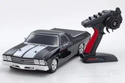 Kyosho Fazer Mk2 FZ02L 1969 Chevy El Camino SS396 Tuxedo Black 1/10 Scale 4WD Car - RTR -Freewing Shop kyosho fazer mk2 fz02 series 1969 chevy el camino 1 10 scale 4wd car rtr motion rc 23069354524857
