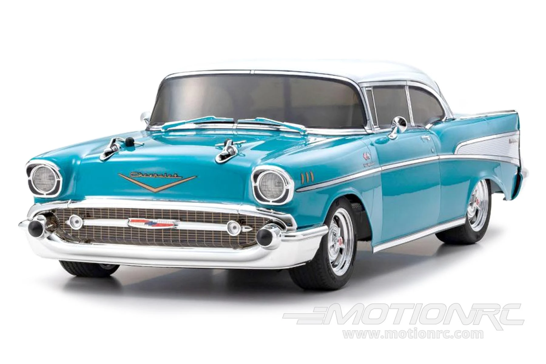 Kyosho Fazer Mk2 FZ02L 1957 Chevy Bel Air Coupe Tropical Turquoise 1/10 Scale 4WD Car - RTR 13 Kyosho Fazer Mk2 FZ02L 1957 Chevy Bel Air Coupe Tropical Turquoise 1/10 Scale 4WD Car - RTR - Image 11