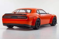 Kyosho Inferno GT2 VE Dodge Challenger SRT Demon Mango 1/8 Scale 4WD Car - RTR -Freewing Shop kyosho inferno gt2 ve dodge challenger srt demon mango 1 8 scale 4wd car rtr motion rc 15334004555889