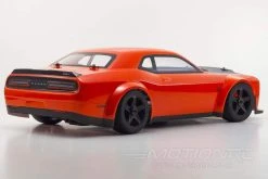 Kyosho Inferno GT2 VE Dodge Challenger SRT Demon Mango 1/8 Scale 4WD Car - RTR -Freewing Shop kyosho inferno gt2 ve dodge challenger srt demon mango 1 8 scale 4wd car rtr motion rc 15334005080177