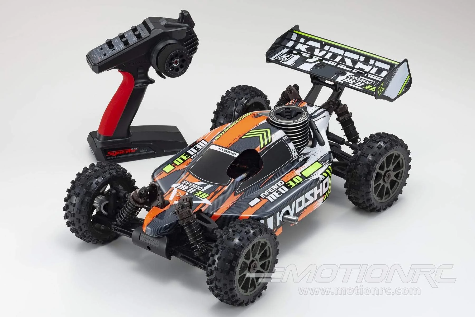Kyosho Inferno NEO 3.0 T3 ReadySet Orange 1/8 Scale 4WD Nitro Buggy - RTR Kyosho Inferno NEO 3.0 T3 ReadySet Orange 1/8 Scale 4WD Nitro Buggy - RTR -Freewing Shop kyosho inferno neo 3 0 t3 readyset orange 1 8 scale nitro 4wd buggy rtr motion rc 23091203997881