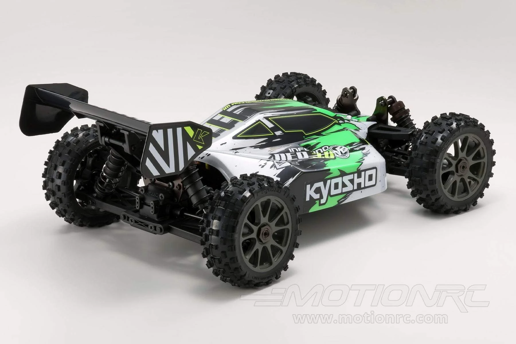 Kyosho Inferno Neo 3.0 VE T1 Green 1/8 Scale 4WD Buggy - RTR 6 Kyosho Inferno Neo 3.0 VE T1 Green 1/8 Scale 4WD Buggy - RTR - Image 4