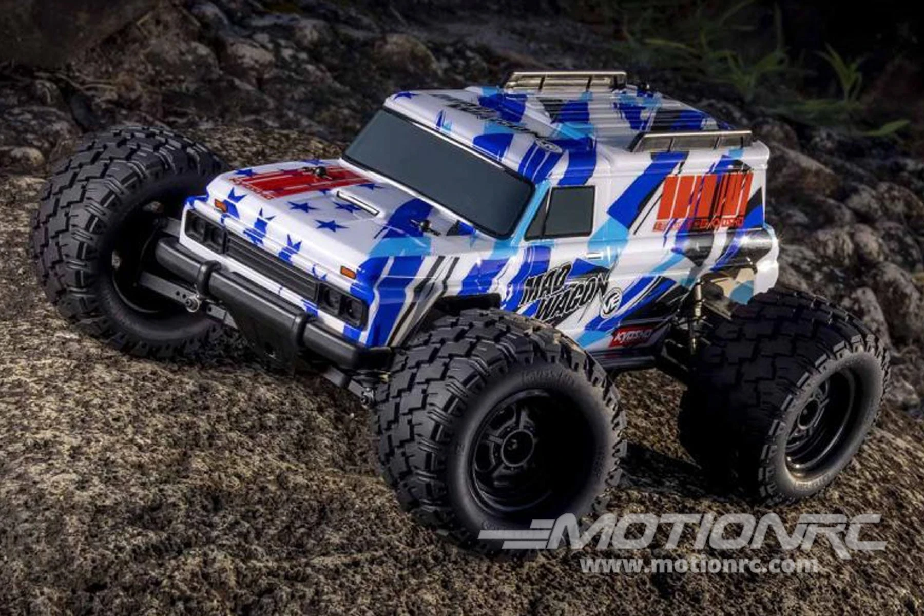 Kyosho Mad Wagon VE Blue KB10W 1/10 Scale 4WD Truck - RTR 4 Kyosho Mad Wagon VE Blue KB10W 1/10 Scale 4WD Truck - RTR - Image 2