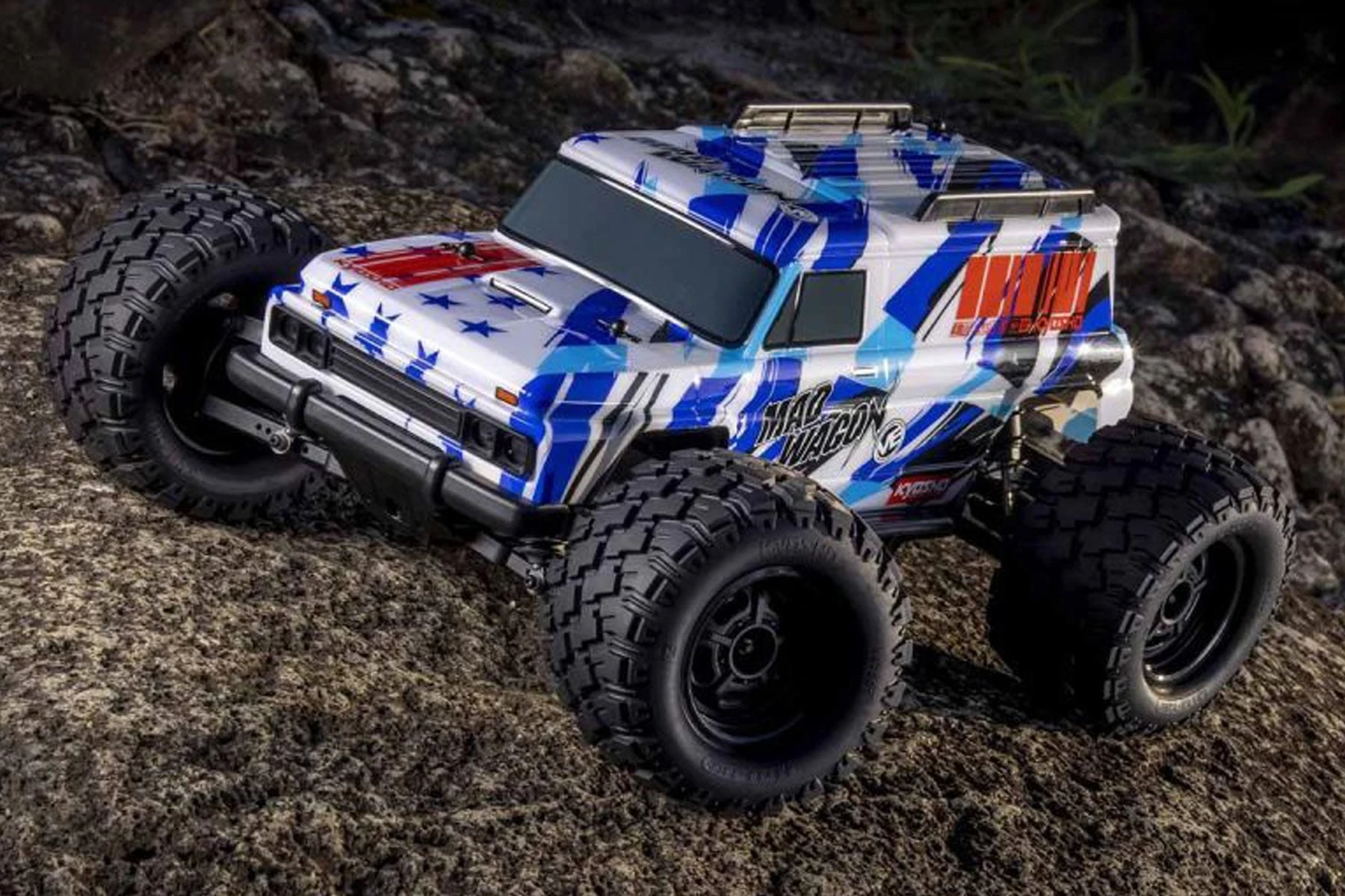 Kyosho Mad Wagon VE Blue KB10W 1/10 Scale 4WD Truck - RTR 3 Kyosho Mad Wagon VE Blue KB10W 1/10 Scale 4WD Truck - RTR