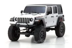 Kyosho Mini-Z 4x4 Jeep Wrangler Unlimited Rubicon Bright White 1/27 Scale 4WD Truck - RTR -Freewing Shop kyosho mini z 4x4 jeep wrangler unlimited rubicon bright white 1 18 scale 4wd truck rtr motion rc 15569312907377