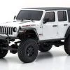 Kyosho Mini-Z 4x4 Jeep Wrangler Unlimited Rubicon Bright White 1/27 Scale 4WD Truck - RTR -Freewing Shop kyosho mini z 4x4 jeep wrangler unlimited rubicon bright white 1 18 scale 4wd truck rtr motion rc 15569312972913