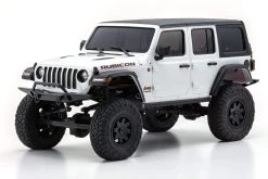Kyosho Mini-Z 4x4 Jeep Wrangler Unlimited Rubicon Bright White 1/27 Scale 4WD Truck - RTR