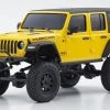 Kyosho Mini-Z 4x4 Jeep Wrangler Unlimited Rubicon Yellow 1/27 Scale 4WD Truck - RTR -Freewing Shop kyosho mini z 4x4 jeep wrangler unlimited rubicon yellow 1 27 scale 4wd truck rtr motion rc 31476606697657