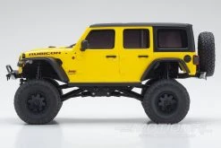 Kyosho Mini-Z 4x4 Jeep Wrangler Unlimited Rubicon Yellow 1/27 Scale 4WD Truck - RTR -Freewing Shop kyosho mini z 4x4 jeep wrangler unlimited rubicon yellow 1 27 scale 4wd truck rtr motion rc 31476703068345