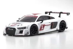 Kyosho Mini-Z Audi R8 2015 LMS White MR-03 Readyset 1/27 Scale RWD Car - RTR
