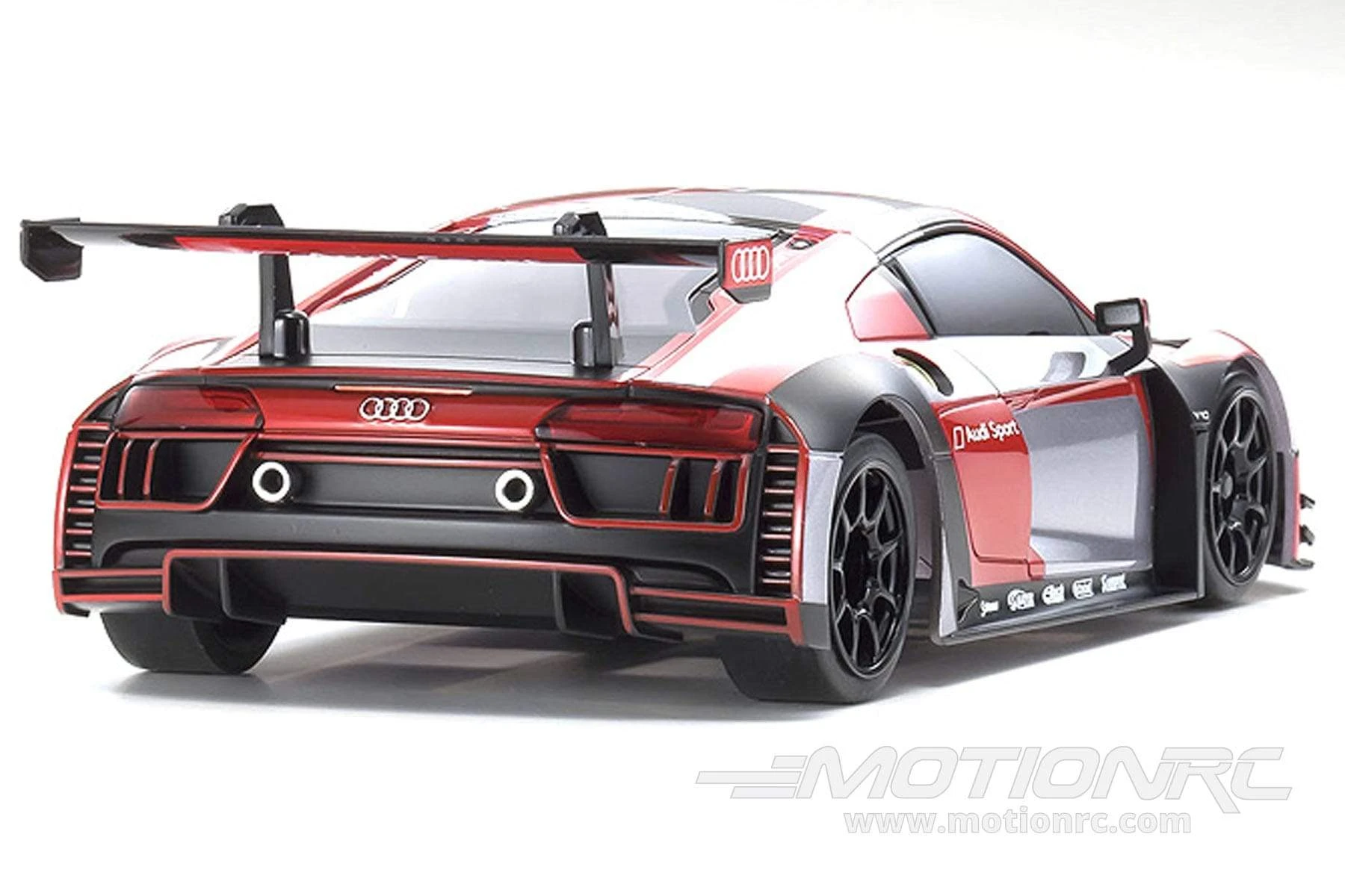 Kyosho Mini-Z Audi R8 LMS 2016 Grey/Red MR-03 Readyset 1/27 Scale RWD Car - RTR 6 Kyosho Mini-Z Audi R8 LMS 2016 Grey/Red MR-03 Readyset 1/27 Scale RWD Car - RTR - Image 4