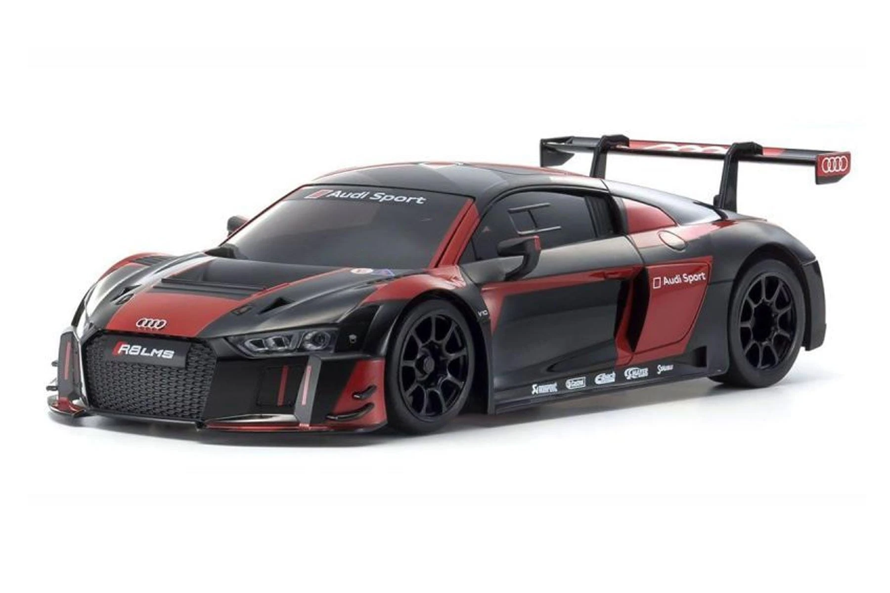 Kyosho Mini-Z Black/Red Audi R8 LMS 2016 MR-03 1/27 Scale RWD Car - RTR 3 Kyosho Mini-Z Black/Red Audi R8 LMS 2016 MR-03 1/27 Scale RWD Car - RTR
