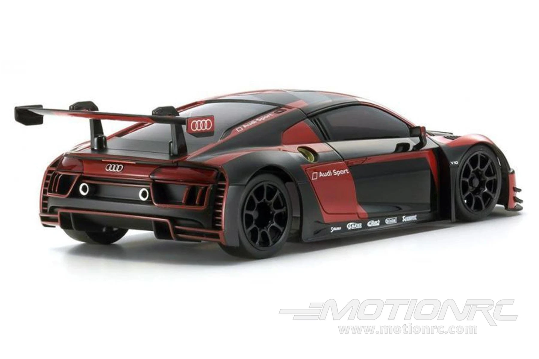 Kyosho Mini-Z Black/Red Audi R8 LMS 2016 MR-03 1/27 Scale RWD Car - RTR 5 Kyosho Mini-Z Black/Red Audi R8 LMS 2016 MR-03 1/27 Scale RWD Car - RTR - Image 3