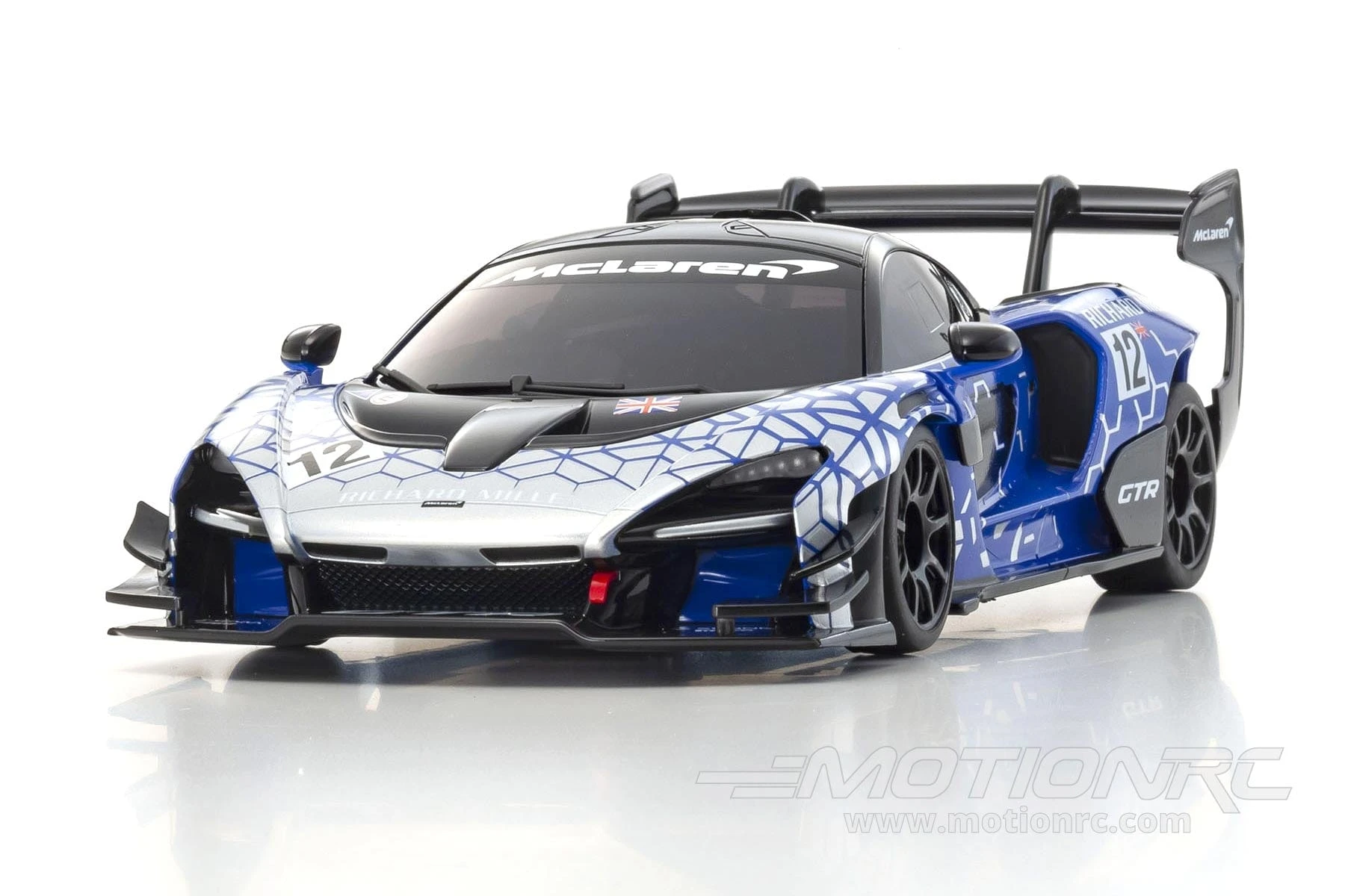 Kyosho Mini-Z Blue McLaren Senna GTR MR-03 1/27 Scale RWD Car - RTR 6 Kyosho Mini-Z Blue McLaren Senna GTR MR-03 1/27 Scale RWD Car - RTR - Image 4