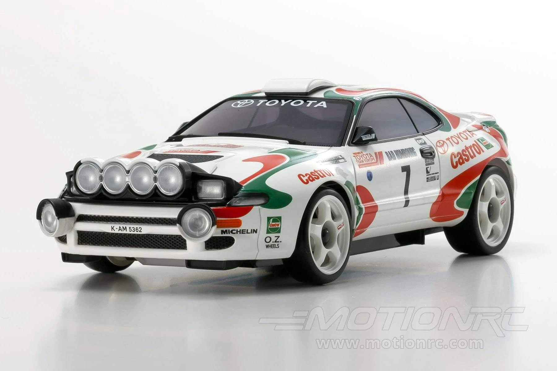 Kyosho Mini-Z Celica Turbo No. 7 Readyset 1/27 Scale 4WD Car - RTR 5 Kyosho Mini-Z Celica Turbo No. 7 Readyset 1/27 Scale 4WD Car - RTR - Image 3