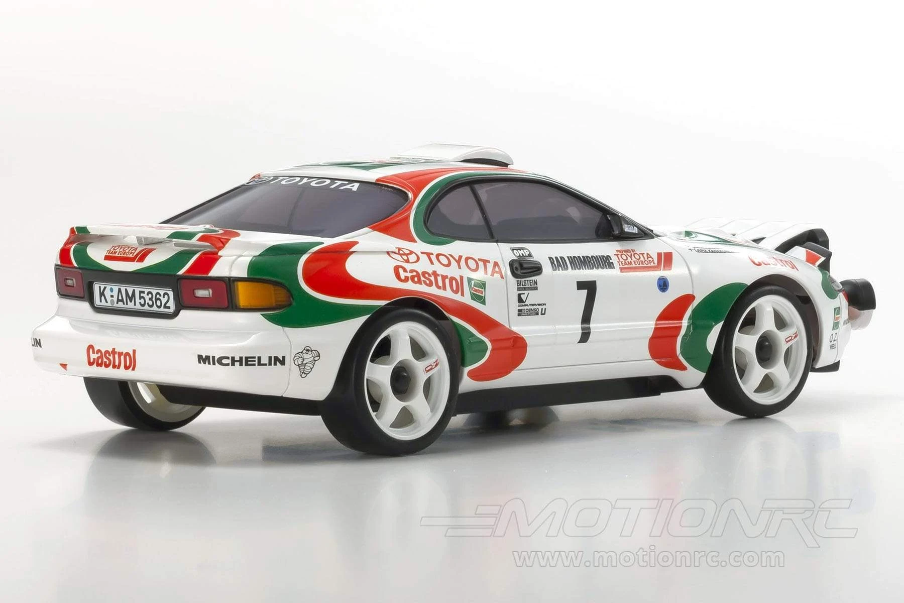 Kyosho Mini-Z Celica Turbo No. 7 Readyset 1/27 Scale 4WD Car - RTR 6 Kyosho Mini-Z Celica Turbo No. 7 Readyset 1/27 Scale 4WD Car - RTR - Image 4