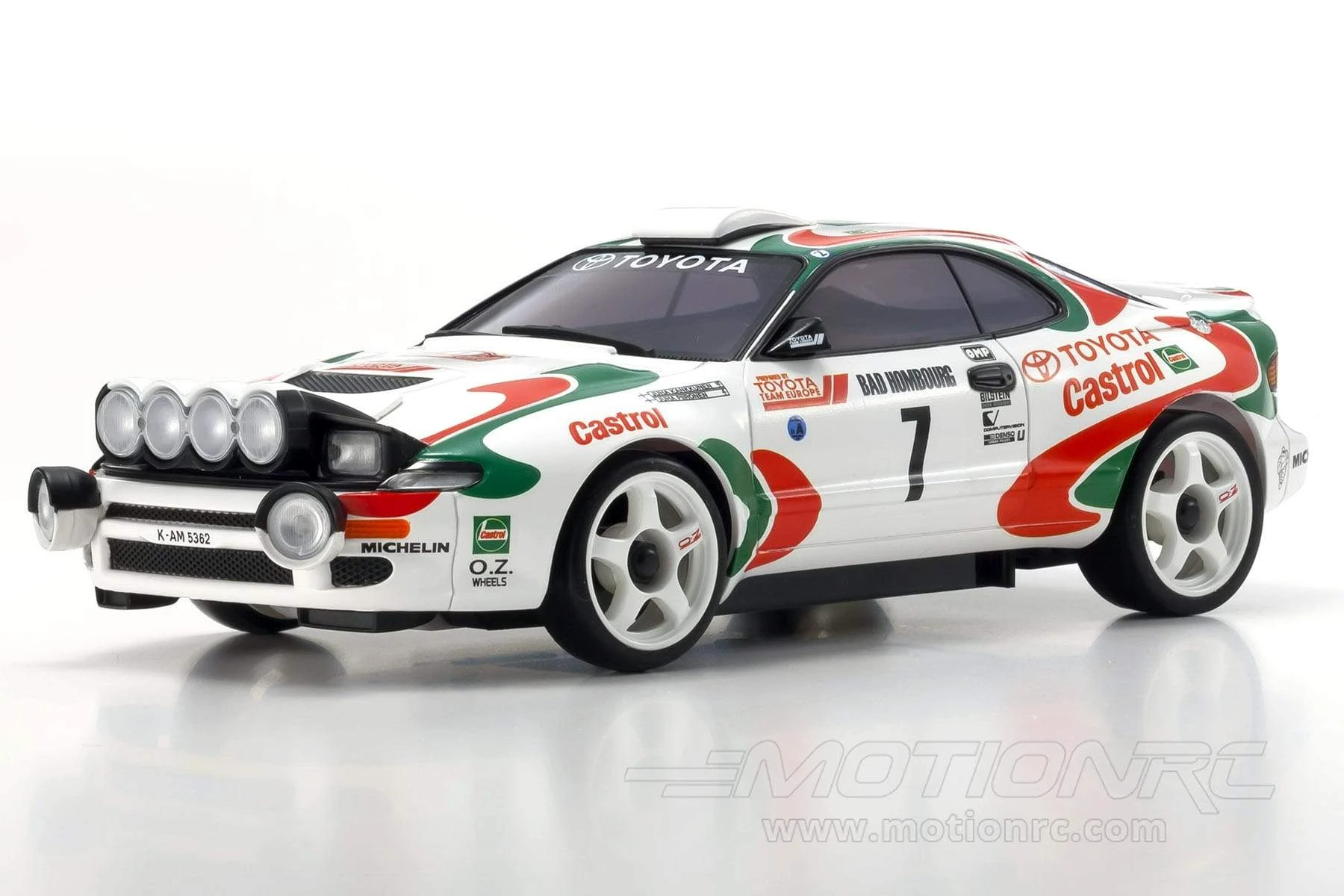 Kyosho Mini-Z Celica Turbo No. 7 Readyset 1/27 Scale 4WD Car - RTR 4 Kyosho Mini-Z Celica Turbo No. 7 Readyset 1/27 Scale 4WD Car - RTR - Image 2