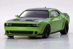 Kyosho Mini-Z Challenger Green SRT Hellcat Redeye Readyset 1/27 Scale AWD Car - RTR -Freewing Shop kyosho mini z challenger green srt hellcat redeye readyset 1 27 scale awd car rtr motion rc 30186476994745