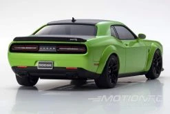 Kyosho Mini-Z Challenger Green SRT Hellcat Redeye Readyset 1/27 Scale AWD Car - RTR -Freewing Shop kyosho mini z challenger green srt hellcat redeye readyset 1 27 scale awd car rtr motion rc 30186545512633