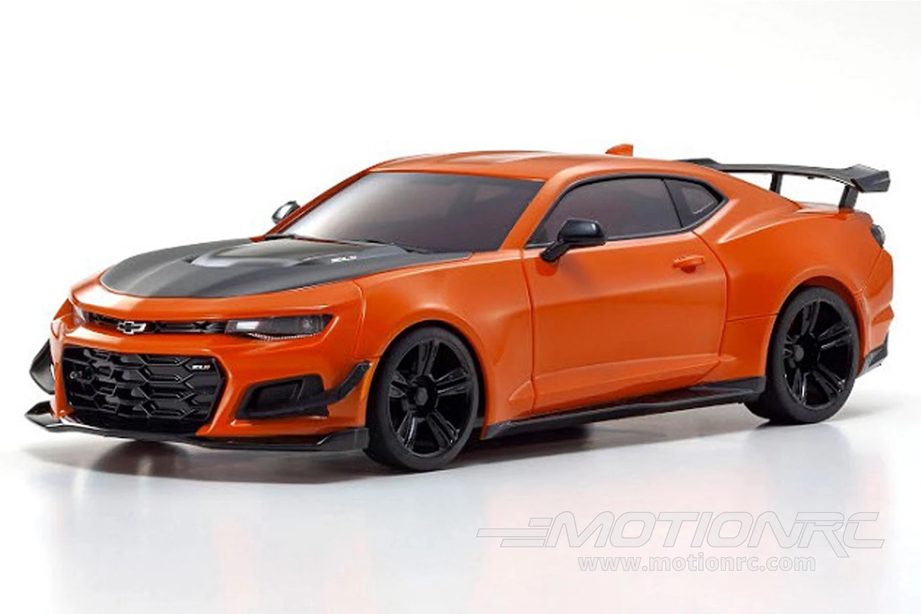Kyosho Mini-Z Chevy Camaro ZL-1 Crush Orange Readyset 1/27 Scale RWD Car W/LEDs - RTR 4 Kyosho Mini-Z Chevy Camaro ZL-1 Crush Orange Readyset 1/27 Scale RWD Car W/LEDs - RTR - Image 2